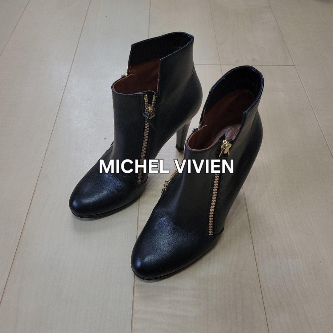 MICHEL VIVIEN☆ジップアップブーティ ミッシェルヴィヴィアン MICHEL VIVIEN☆ジップアップブーティ ミッシェルヴィヴィアン