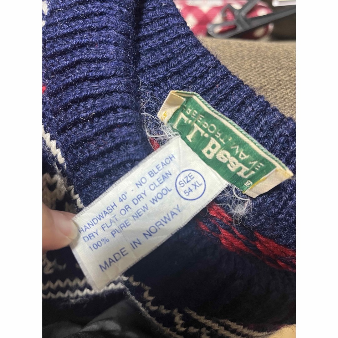 Amazon.co.jp: 80s LLBean×Hilda Ltd NORDIC SWEATER KNIT