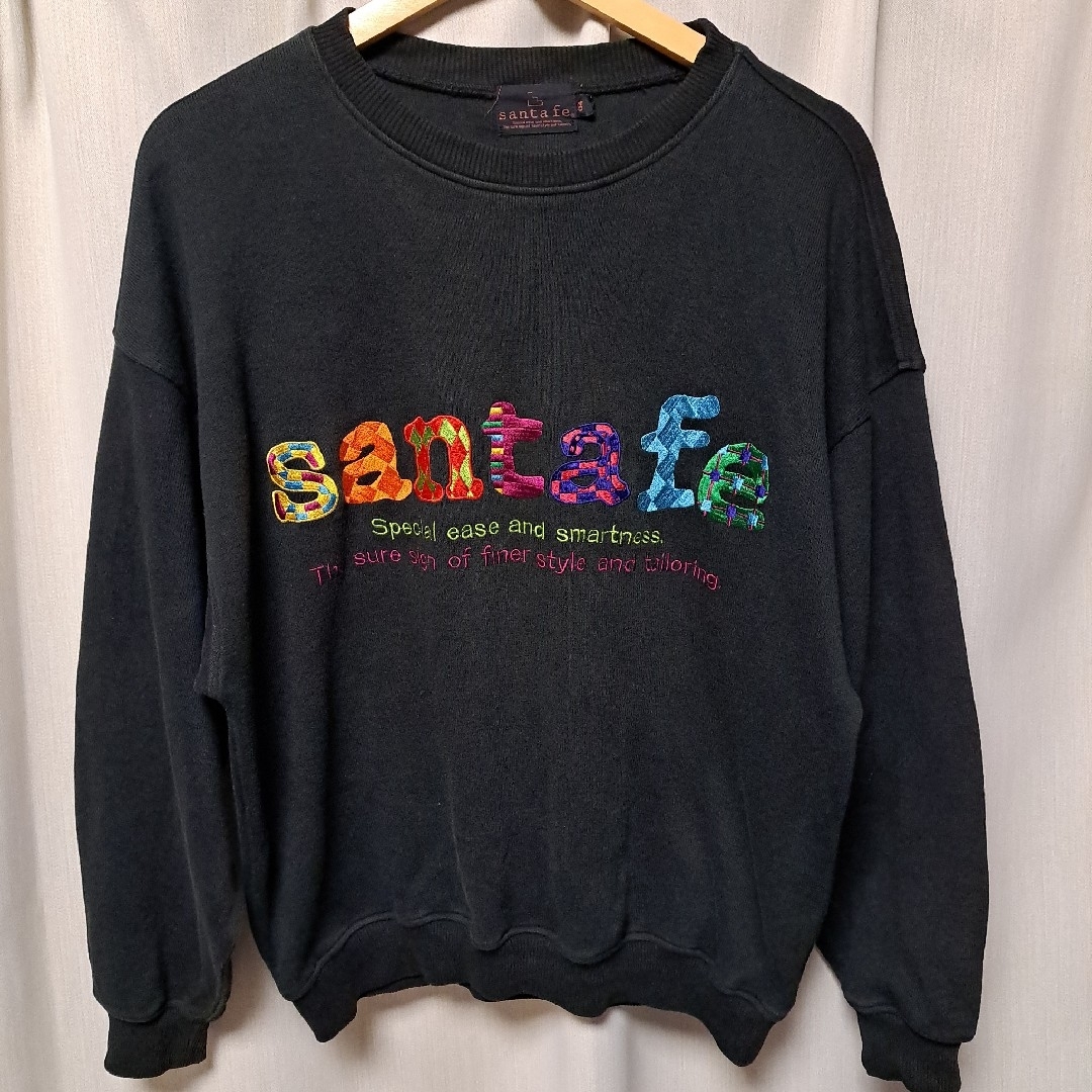 Santafe - 90s サンタフェ santafe 刺繍 デカロゴ トレーナー Santafe - 90s サンタフェ santafe 刺繍 デカロゴ トレーナー