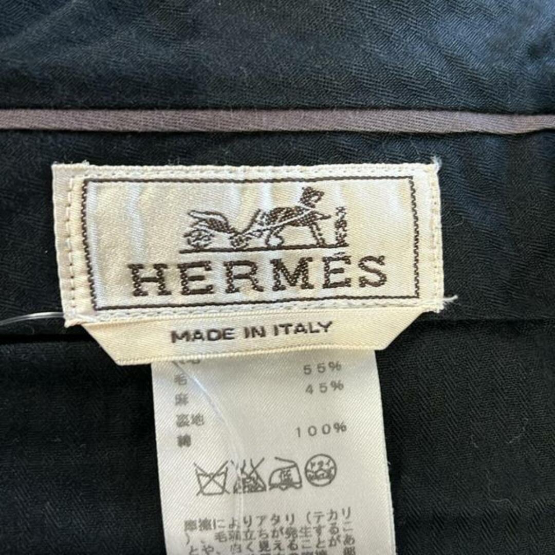 HERMES(エルメス) パンツ サイズ40 M レディース - 黒 フル HERMES(エルメス) パンツ サイズ40 M レディース - 黒 フル