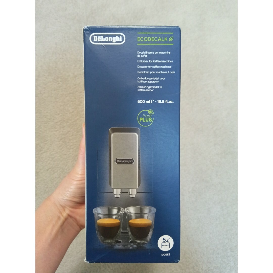 DeLonghi(デロンギ)のデロンギ コーヒーマシン用除石灰剤 500ml ボトル DLSC500 スマホ/家電/カメラの調理家電(その他)の商品写真