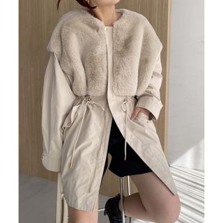 CAPRICIEUX LE'MAGE - ファードッキングモッズコートの通販 by CAPRICIEUX LE'MAGE - ファードッキングモッズコートの通販 by