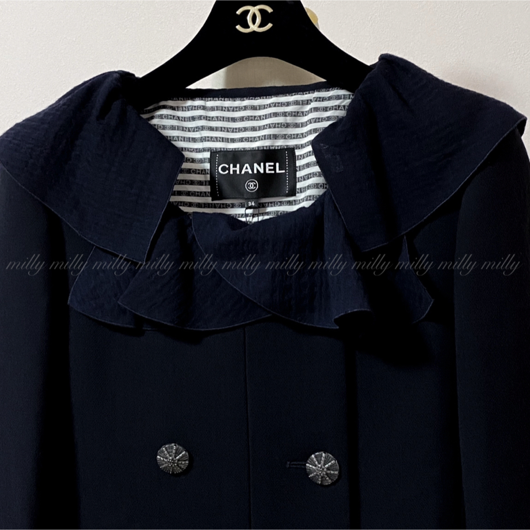 CHANEL - ご成約済み✴︎新品タグ付【CHANEL】CCボタンウール CHANEL - ご成約済み✴︎新品タグ付【CHANEL】CCボタンウール