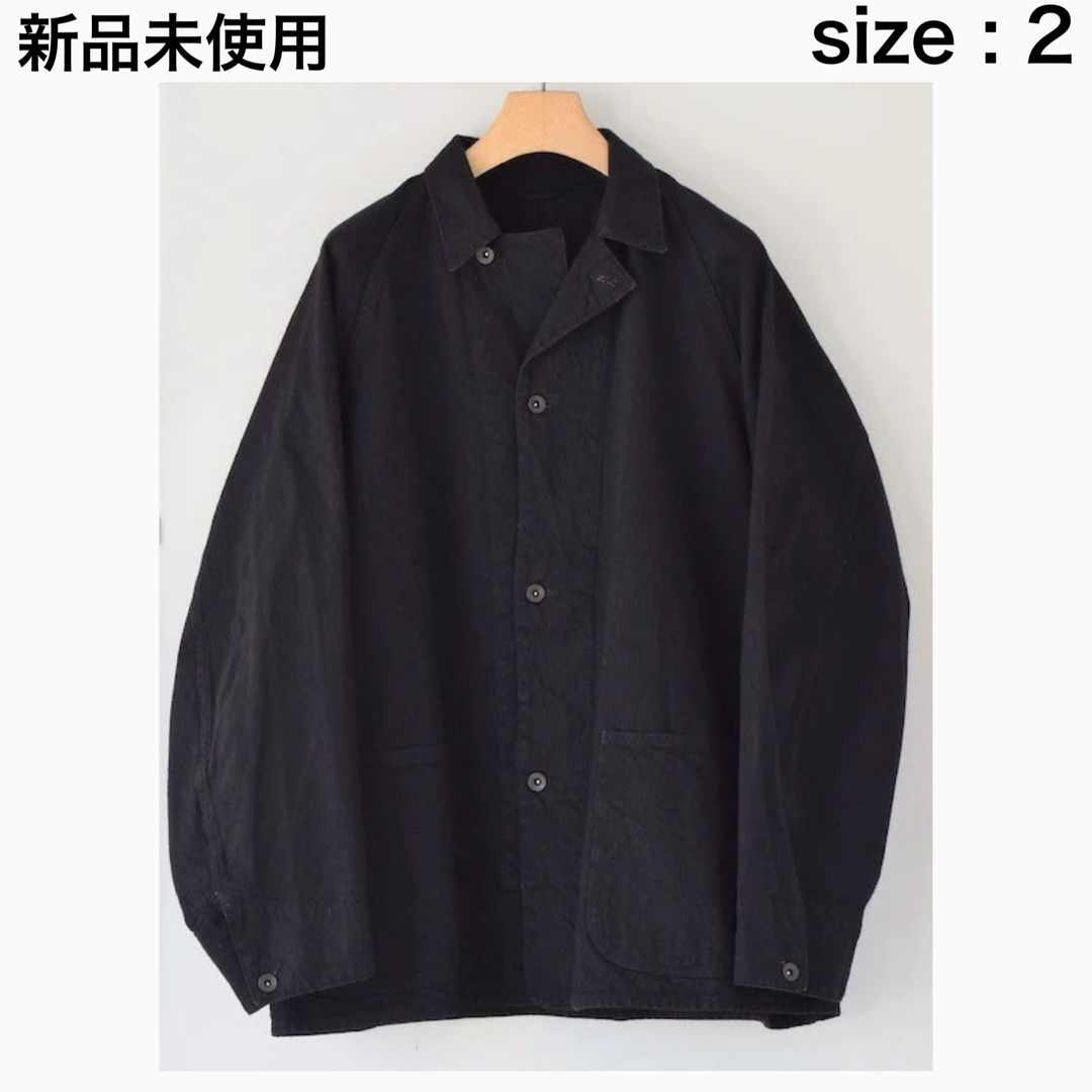 新品 COMOLI デニムジャケット 2 black denim 25ss 新品 COMOLI デニムジャケット 2 black denim 25ss