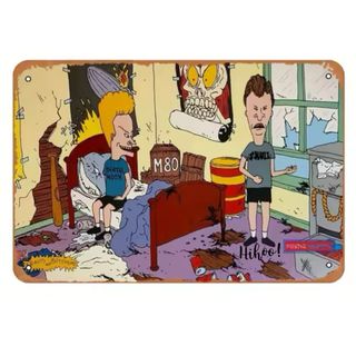 エムティーヴィー(MTV)の80's MTV ビーバス＆バッドヘッド【新品】アメコミ ガレージ インテリア(アメコミ)
