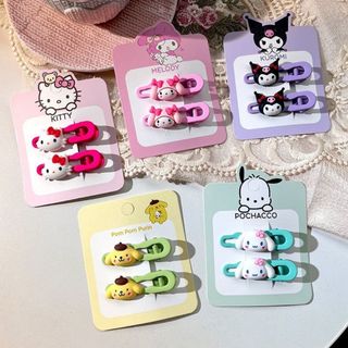 クロミ　ハローキティ　可愛い　ヘアピン　ヘアクリップ　子供キッズ