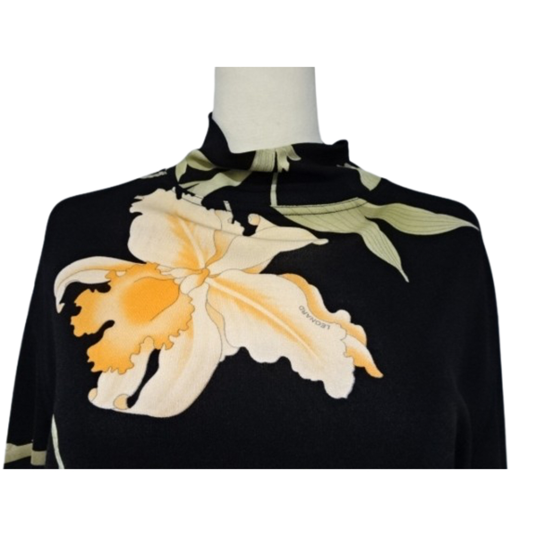 LEONARD - 【美品】LEONARDレオナールシルクプリントトップス40 LEONARD - 【美品】LEONARDレオナールシルクプリントトップス40
