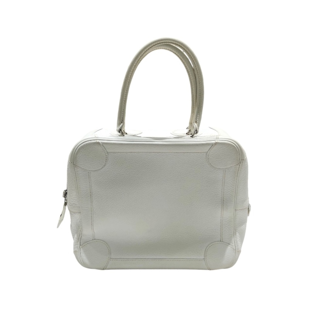 HERMES - 　エルメス HERMES オムニバスPM □G刻 ホワイト　シルバー金具 トリヨン レディース ハンドバッグ