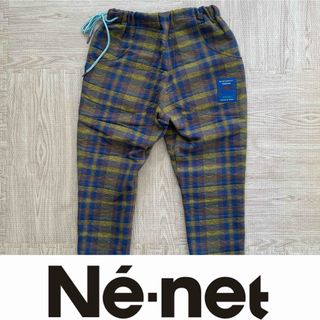 Ne-net - ネネット 日本製 総柄 コットンパンツ 2 カーキ Ne-net Ne-net - ネネット 日本製 総柄 コットンパンツ 2 カーキ Ne-net