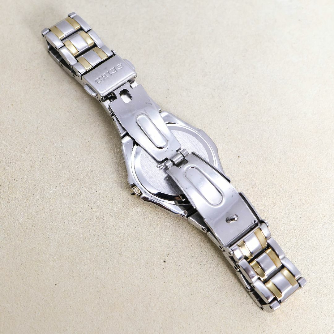 SEIKO - 稼働 SEIKO 腕時計 ダイヤベゼル シェル文字盤 SEIKO - 稼働 SEIKO 腕時計 ダイヤベゼル シェル文字盤