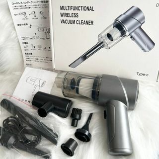 空気入れ・抜き機能付き‼️ハンディクリーナー ハンディ掃除機 車用掃除機(掃除機)