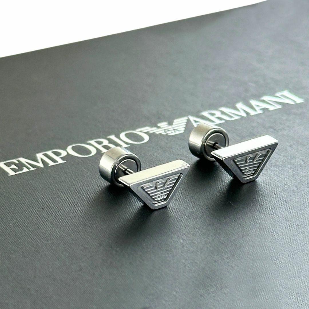 EMPORIO ARMANI - ☆エンポリオアルマーニ ピアス シンプル EMPORIO ARMANI - ☆エンポリオアルマーニ ピアス シンプル