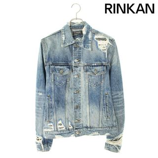 AMIRI - AMIRI アミリ Damage Denim Riders Jacket ダメージ加工 AMIRI - AMIRI アミリ Damage Denim Riders Jacket ダメージ加工