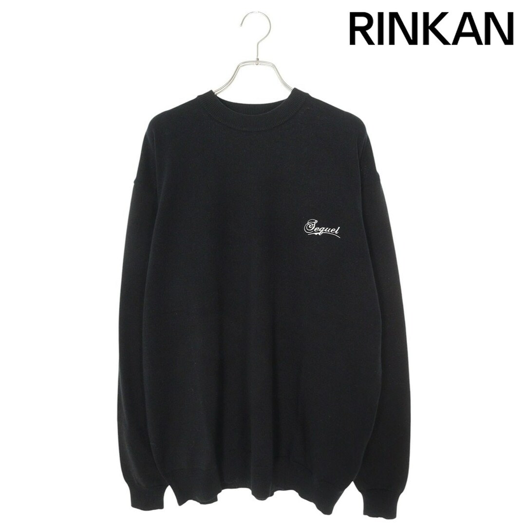 SEQUEL - シークエル 23AW SQ-23AW-KN-06 ロゴ刺繍ニット メンズ SEQUEL - シークエル 23AW SQ-23AW-KN-06 ロゴ刺繍ニット メンズ