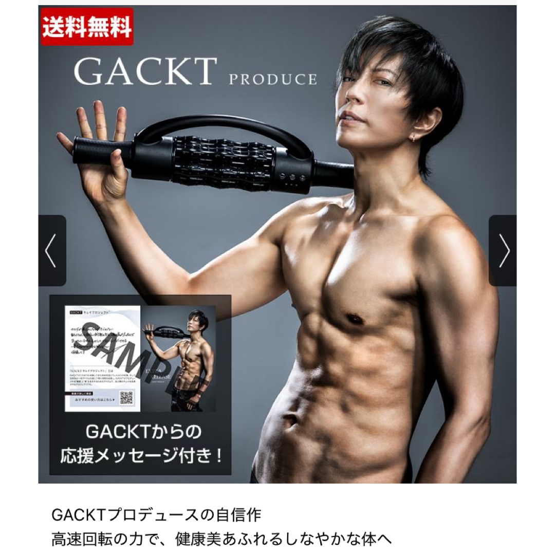 GACKTプロデュース エクストラリリース ストレッチサポート器具 GACKTプロデュース エクストラリリース ストレッチサポート器具