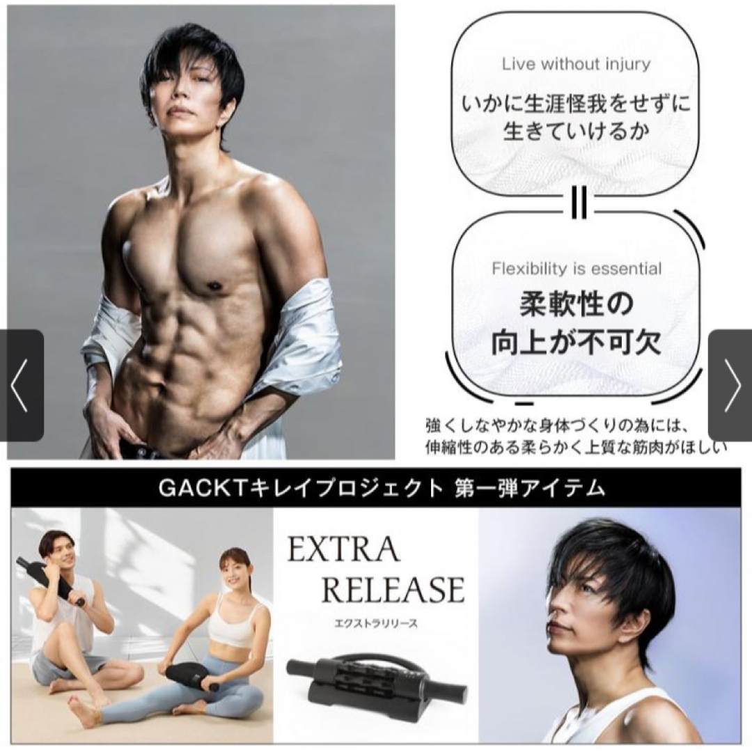 エクストラリリース GACKTプロデュース ストレッチサポート器具 エクストラリリース GACKTプロデュース ストレッチサポート器具