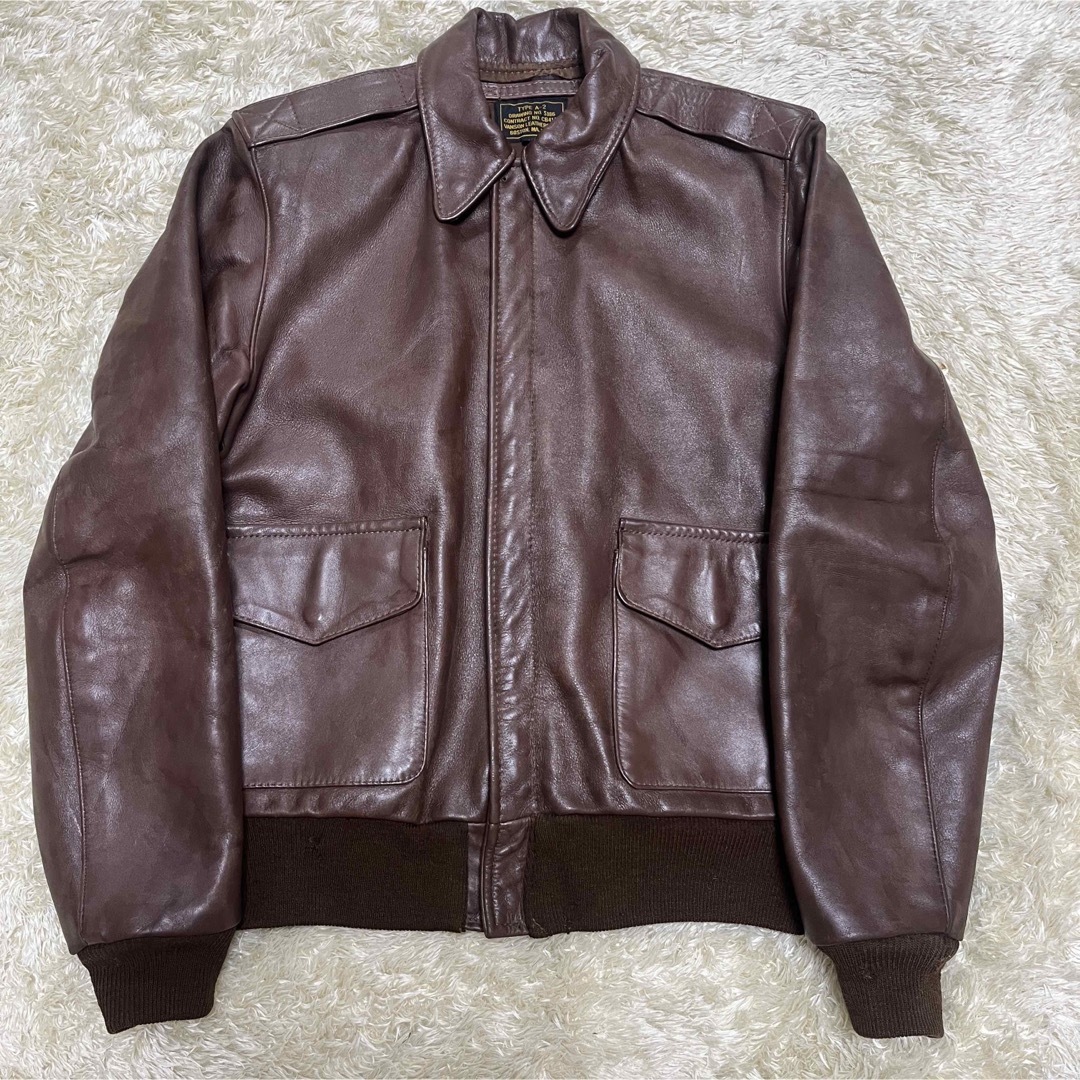 VANSON - VANSON バンソン 本革 レザー A-2 フライトジャケット VANSON - VANSON バンソン 本革 レザー A-2 フライトジャケット