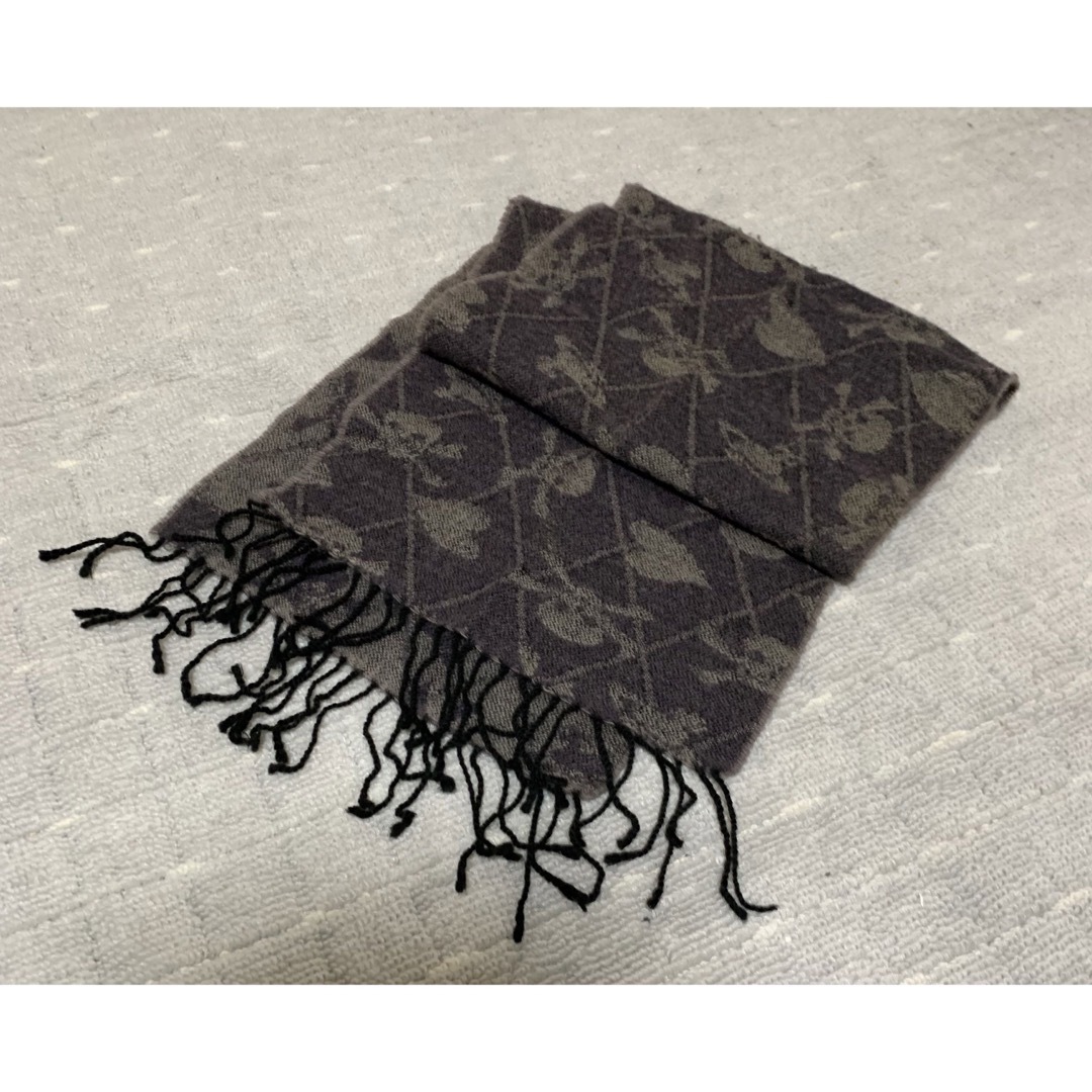 Vivienne Westwood マフラー スカル ハート オーブ イタリア製 Vivienne Westwood マフラー スカル ハート オーブ イタリア製