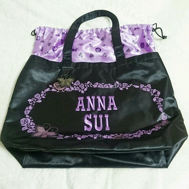 ANNA SUI(アナスイ)の【あぱまこ様専用】ANNA SUI*ナイロン巾着トート レディースのバッグ(トートバッグ)の商品写真