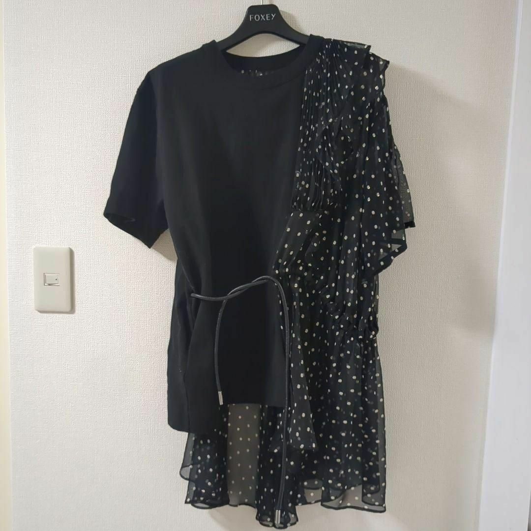サカイ Polka Dot T-Shirt ドット シースルー ドッキング 2 サカイ Polka Dot T-Shirt ドット シースルー ドッキング 2