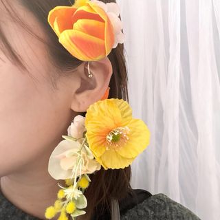 大人気♡ラプンツェルヘッドドレスカラフルガーベラ・ヘアパーツ 大人気♡ラプンツェルヘッドドレスカラフルガーベラ・ヘアパーツ