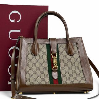 GUCCI - 【極美品】グッチ ジャッキー ミディアム トートバッグ GUCCI - 【極美品】グッチ ジャッキー ミディアム トートバッグ