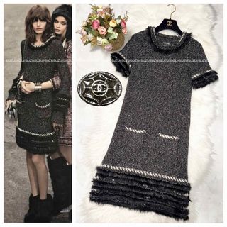 CHANEL(ワンピース ・ グレー/灰色系)のフリマアイテム一覧 CHANEL(ワンピース ・ グレー/灰色系)のフリマアイテム一覧