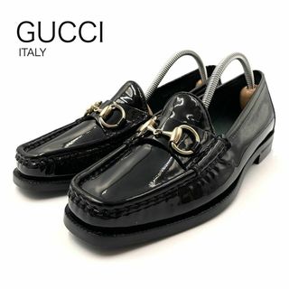 GUCCI - グッチ バンブーローファー ダークブラウン 4cmヒール GUCCI - グッチ バンブーローファー ダークブラウン 4cmヒール