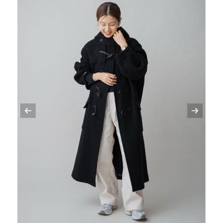 IENA - IENA Super100s ダブルクロスダッフルコート 新品未使用 IENA - IENA Super100s ダブルクロスダッフルコート 新品未使用