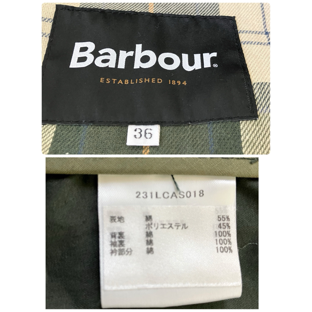 Barbour - 新品/Barbour/BURGHLEY OS JS/ステンカラー/カーキの Barbour - 新品/Barbour/BURGHLEY OS JS/ステンカラー/カーキの