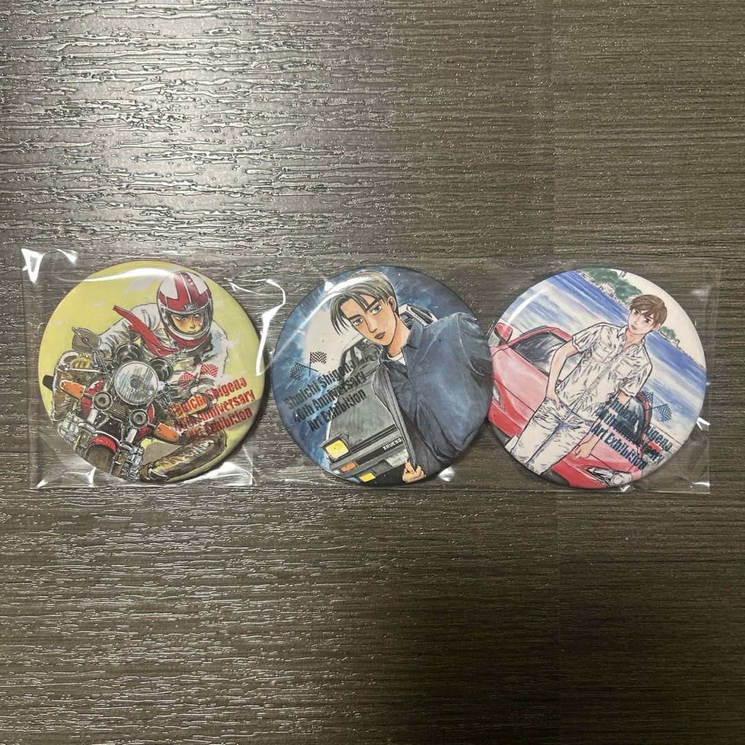しげの秀一原画展 入場特典 缶バッジ エンタメ/ホビーのアニメグッズ(バッジ/ピンバッジ)の商品写真