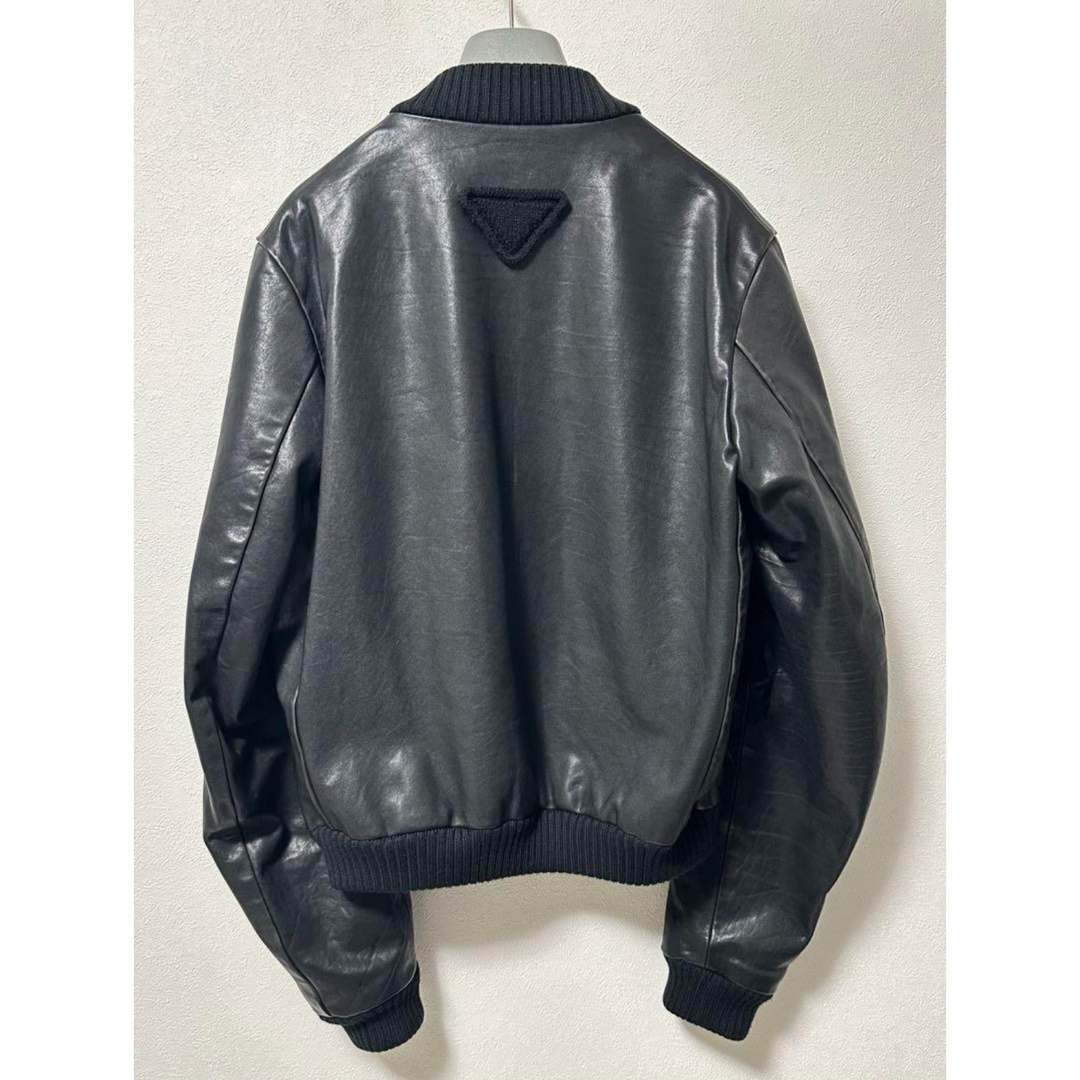 PRADA - PRADA 23SS レザーボンバージャケットUPW455の通販 by t PRADA - PRADA 23SS レザーボンバージャケットUPW455の通販 by t