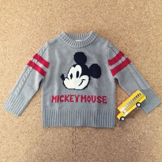 ザラキッズ(ZARA KIDS)のkids  mickey ラインニット(ニット)