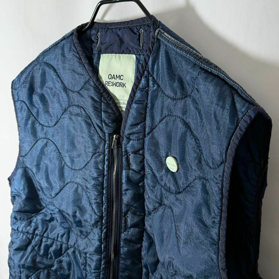 定価14.3万】OAMC RE:WORK キルティング ライナー ベスト L 定価14.3万】OAMC RE:WORK キルティング ライナー ベスト L