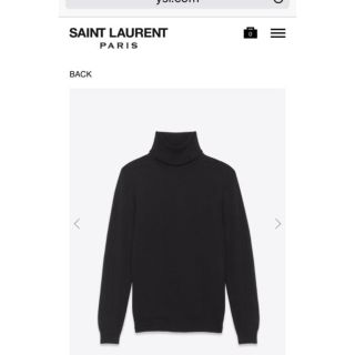 サンローラン(Saint Laurent)のsaint laurent paris カシミヤニット(ニット/セーター)