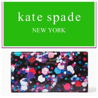 ケイトスペードニューヨーク(kate spade new york)のｹｲﾄｽﾍﾟｰﾄ新品本物マルチジュエルstacy長財布kate spade(財布)