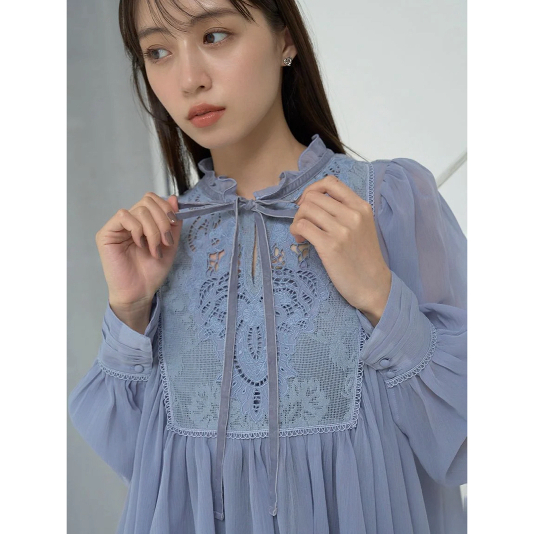 SNIDEL - 【正規品】snidel エンブロイダリー楊柳シフォン SNIDEL - 【正規品】snidel エンブロイダリー楊柳シフォン