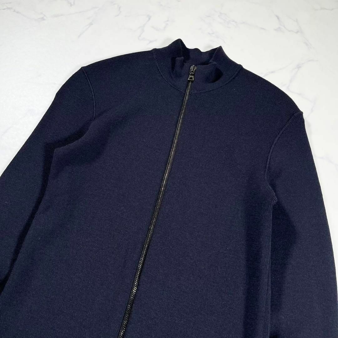 極美品】 PRADA プラダ ドライバーズニット ダブルジップ ニット 極美品】 PRADA プラダ ドライバーズニット ダブルジップ ニット