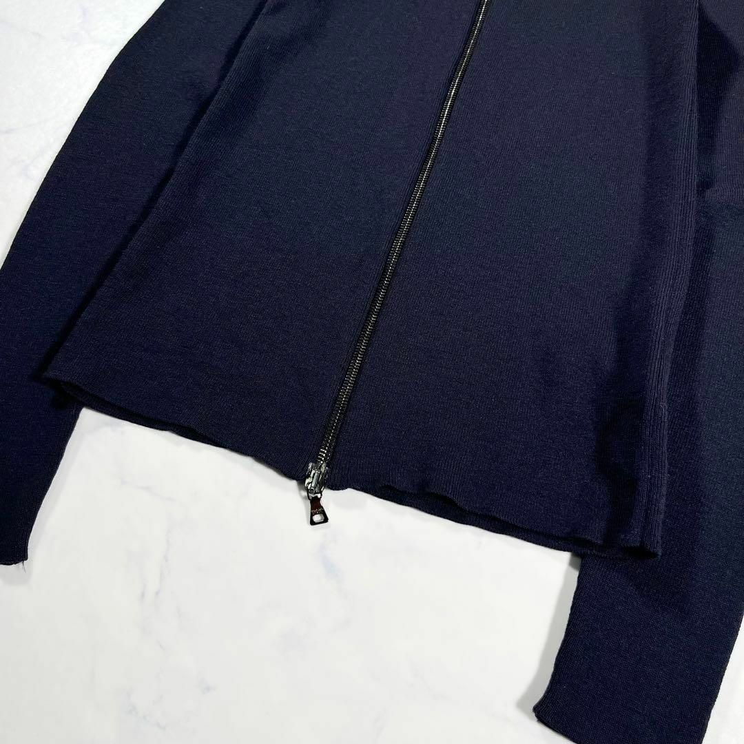 極美品】 PRADA プラダ ドライバーズニット ダブルジップ ニット 極美品】 PRADA プラダ ドライバーズニット ダブルジップ ニット