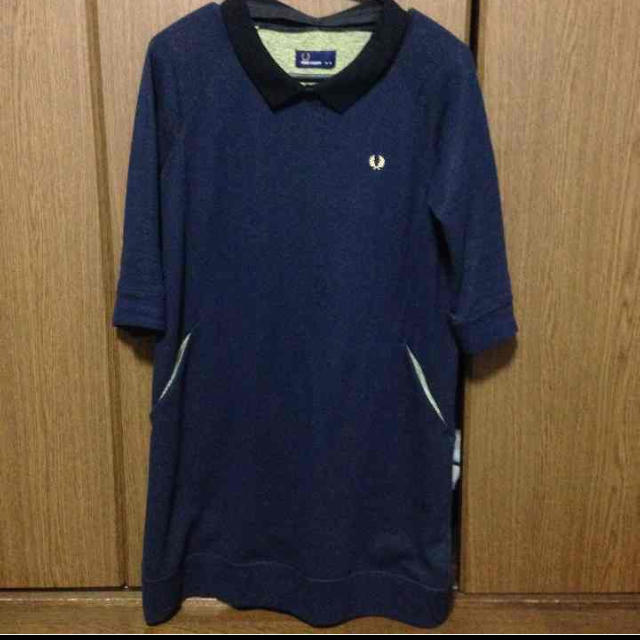 FRED PERRY(フレッドペリー)のフレッドペリ2014ssスウェットワンピ レディースのワンピース(ひざ丈ワンピース)の商品写真