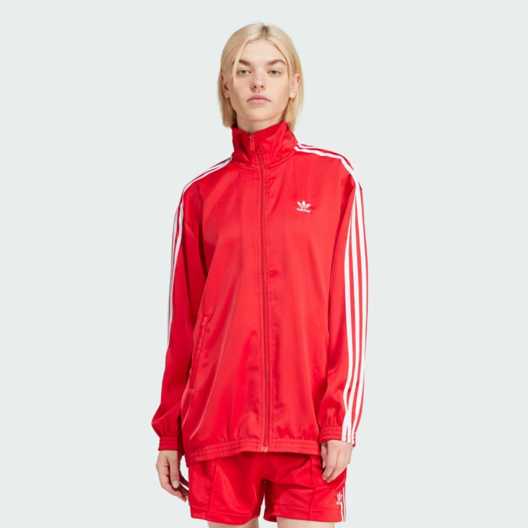 adidas Originals - アディダスオリジナルス ルーズ サテン トラックトップ トラックジャケット XL