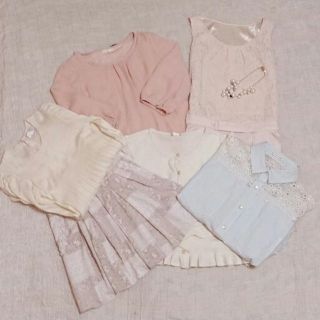 ジルスチュアート(JILLSTUART)のｳｨﾙｾﾚ＆ｼﾞﾙ`春*6点set♪(ミニワンピース)