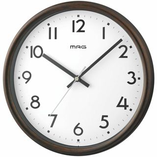 【在庫処分】MAG(マグ) 掛け時計 電波時計 アナログ トルテ 夜間秒針停止機(置時計)