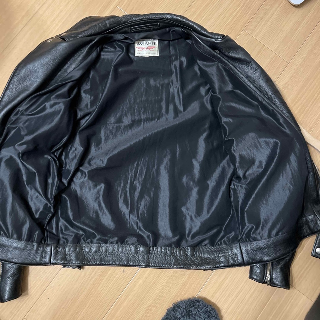 THE REAL McCOY'S - 美品 サイズ40 ルイスレザー 黒 サイクロン THE REAL McCOY'S - 美品 サイズ40 ルイスレザー 黒 サイクロン