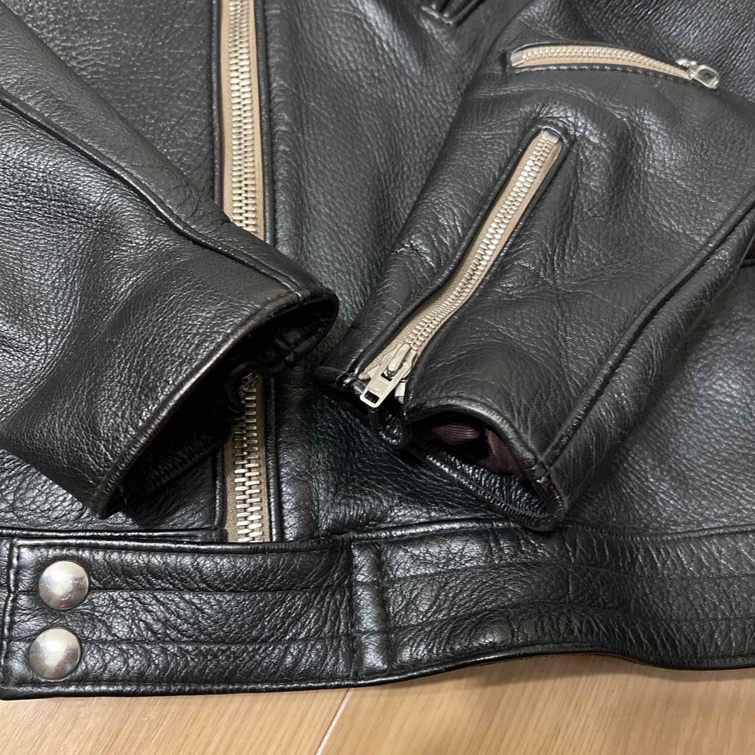 THE REAL McCOY'S - 美品 サイズ40 ルイスレザー 黒 サイクロン THE REAL McCOY'S - 美品 サイズ40 ルイスレザー 黒 サイクロン