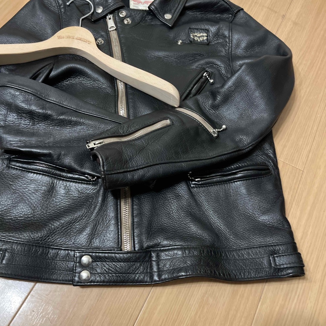 THE REAL McCOY'S - 美品 サイズ40 ルイスレザー 黒 サイクロン THE REAL McCOY'S - 美品 サイズ40 ルイスレザー 黒 サイクロン