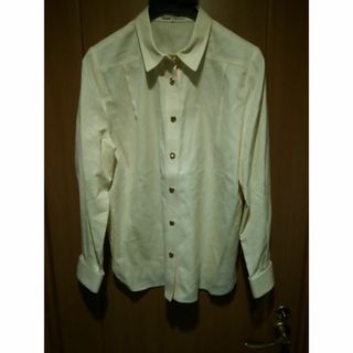 レリアン(leilian)のLeilian　ダブルカフス　コットン　ブラウス(シャツ/ブラウス(長袖/七分))