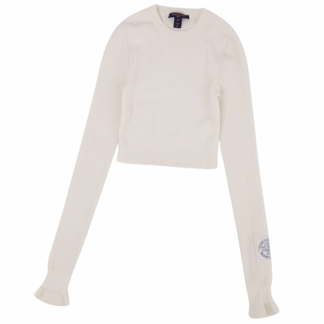 LOUIS VUITTON - 極美品 ルイヴィトン LOUIS VUITTON 2024 ニット セーター クロップド カシミヤ シルク 1AC11U トップス レディース XS