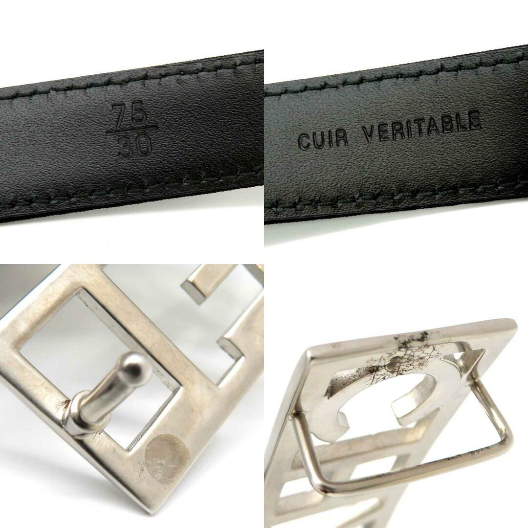 CHANEL シャネル ベルト ベルト ブラック系 レザー 中古 CHANEL シャネル ベルト ベルト ブラック系 レザー 中古