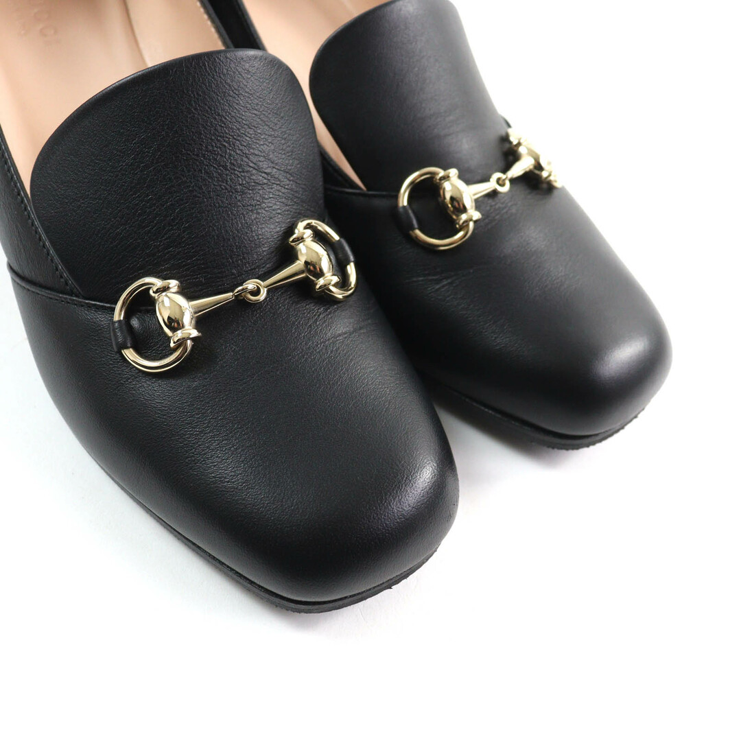 お待たせ! レア GUCCI グッチ レザー ヒール パンプス お待たせ! レア GUCCI グッチ レザー ヒール パンプス